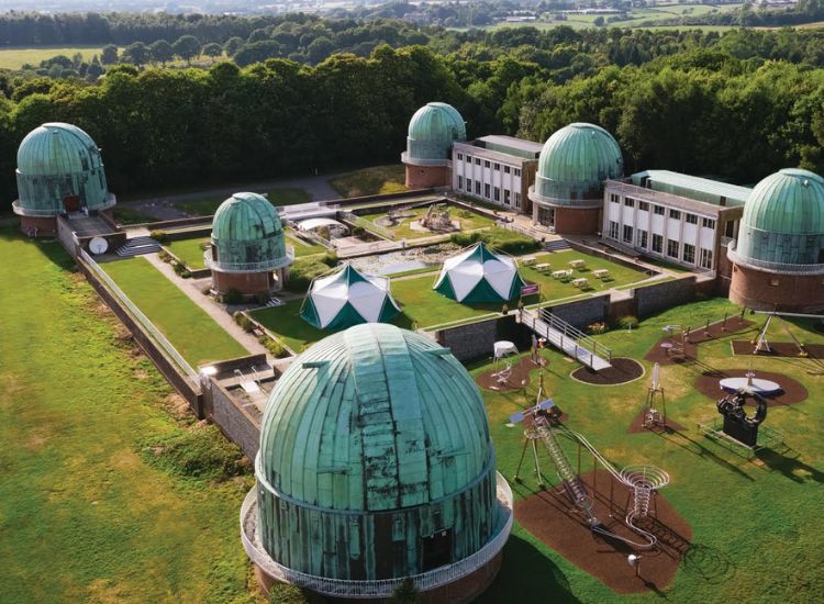 The exterior of The Observatory Science Centre, Herstmonceux